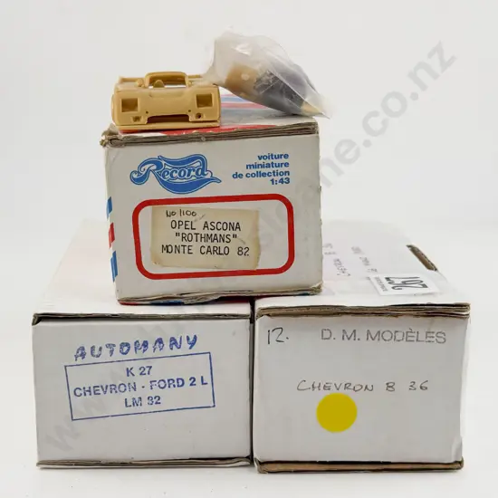 Three Various Manufacture Resin Kit Set 1/43 Scale Models