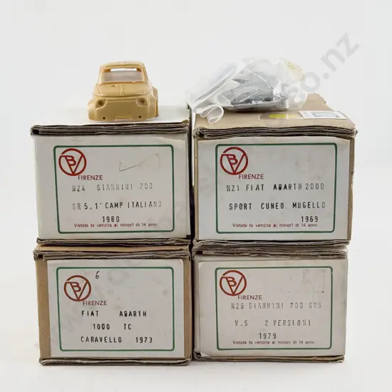 Four BV Firenze Resin Kit Set 1/43 Scale Models