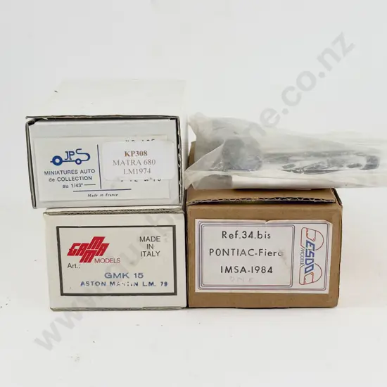 Four Various Manufacture Diecast & Resin Kit Set 1/43 Scale Models