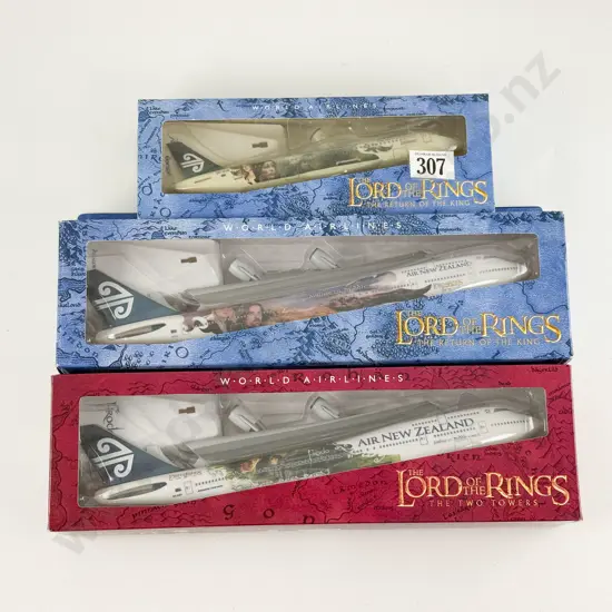 Aviation Inflight Scale Models Boxed Lord of the Rings B747 x2 and A320