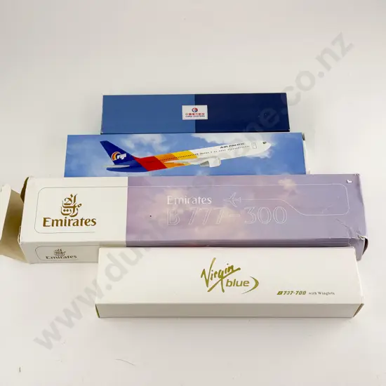 Four Aviation Inflight Scale Models