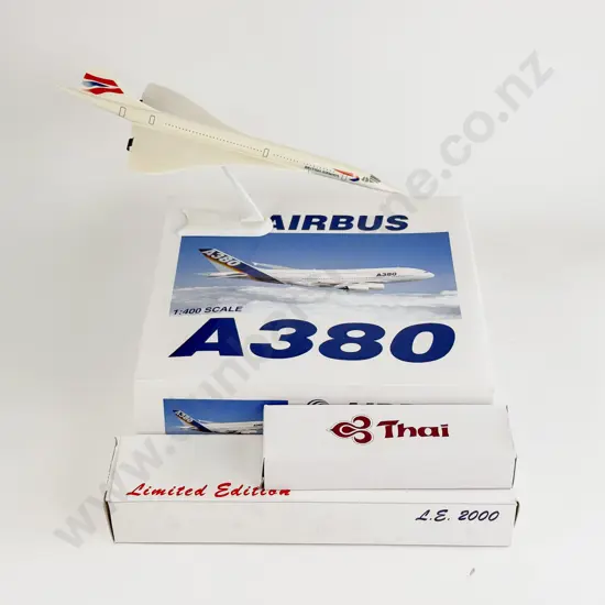 Four Aviation Inflight Scale Models
