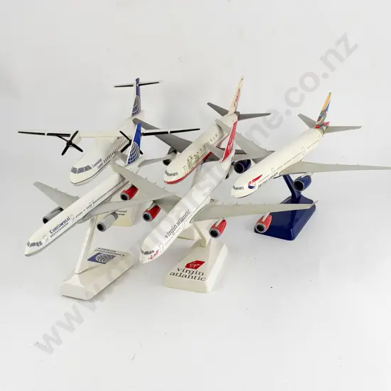 Five Unboxed Aviation Inflight Scale Models