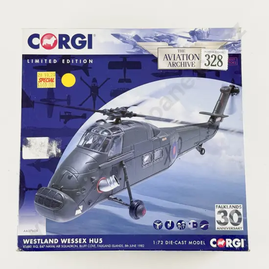 Boxed Corgi Aviation Archive AA37608 Falklands 30 Anniversary Ltd Ed 223/1200