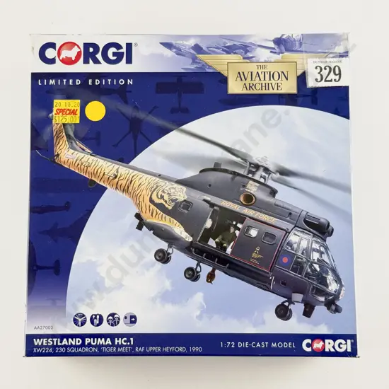 Boxed Corgi Aviation Archive AA27003 Westland Puma HC Mk.1 Ltd Ed