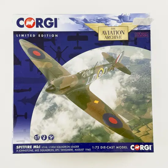 Boxed Corgi Aviation Archive AA39210 Spitfire MkI Ltd Ed 685 of 1500