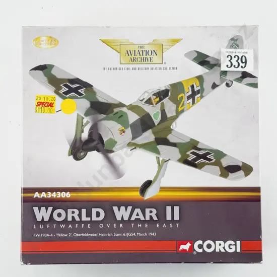 Boxed Corgi Aviation Archive AA34306 Luftwaffe over the East Ltd Ed 1166 of 2200