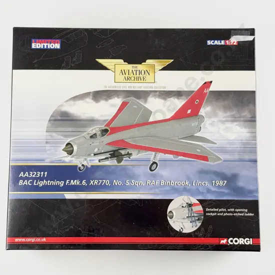 Boxed Corgi Aviation Archive AA32311 BAC Lightning F.Mk.6 Ltd Ed 1516 of 1600