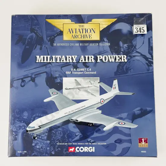 Boxed Corgi Aviation Archive 48503 1st Issue De Havilland D.H.106 Comet C.4