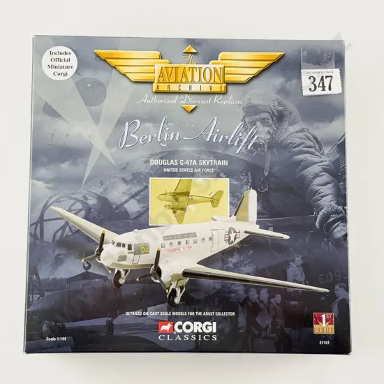 Boxed Corgi Aviation Archive 47101 1st Issue Douglas C47A Skytrain