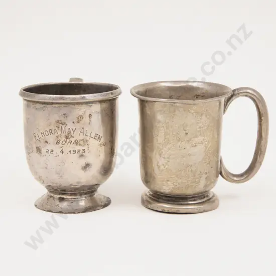 2 S/S Christening Cups