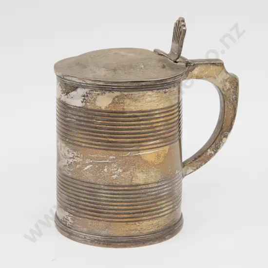 Geo III S/S Tankard With Associated Lid