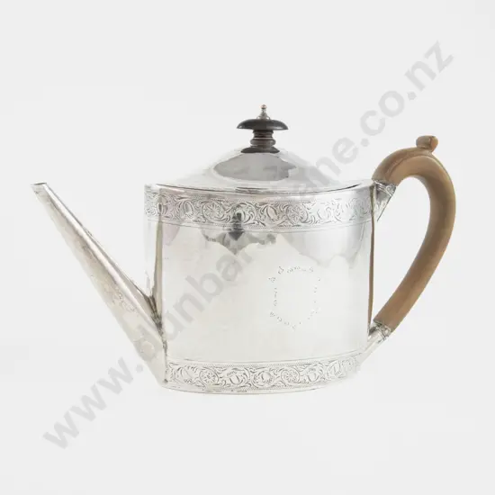 Geo III S/S Teapot