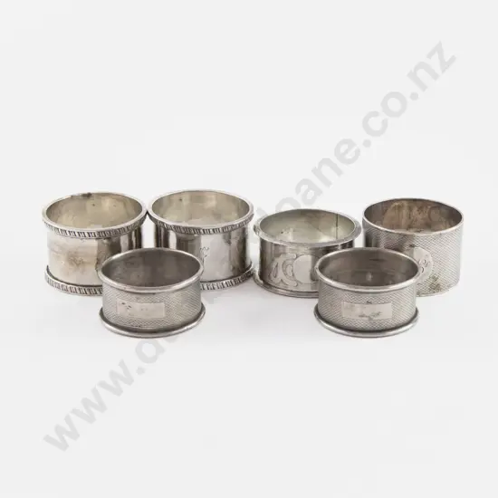 6 S/S Circular Napkin Rings