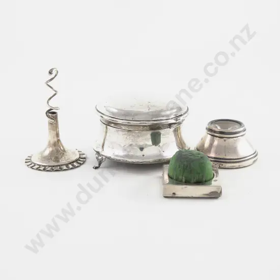 Geo V S/S Circular Jewellery Box