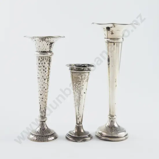 3 S/S Specimen Vases