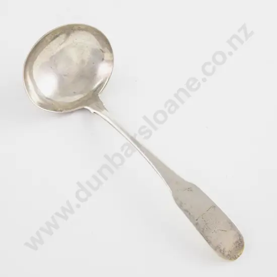 Geo III Irish S/S Sauce Ladle