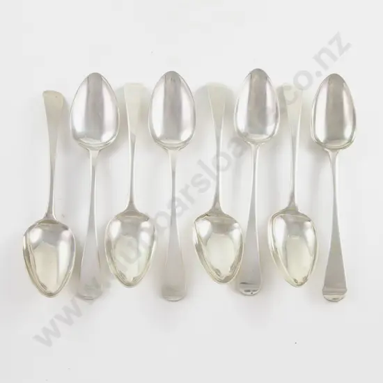 Set Of 8 Geo III S/S Tablespoons by Solomon Hougham