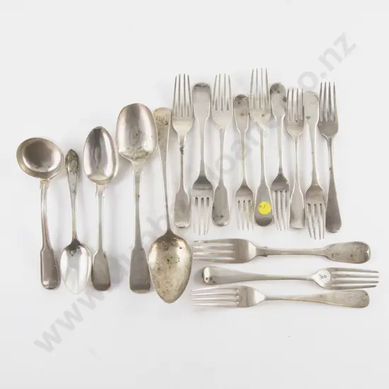 17 Various Pieces Of S/S Flatware
