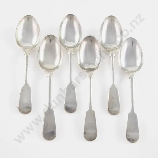 Set Of 6 Geo V S/S Dessert Spoons