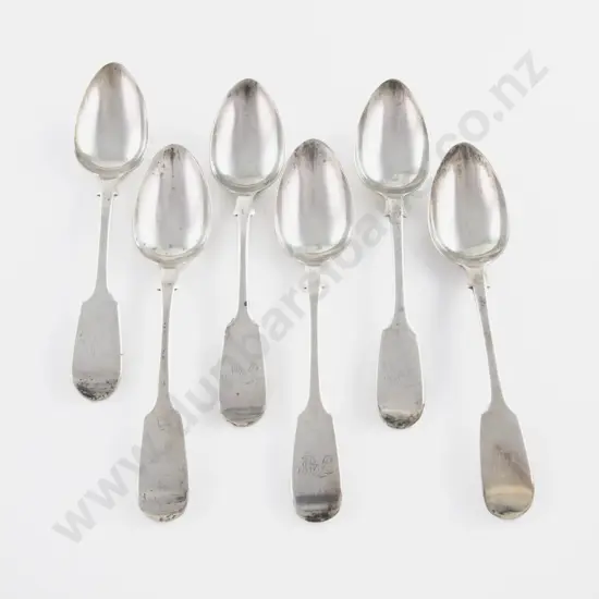 Set Of 6 Early Vict S/S Dessert Spoons
