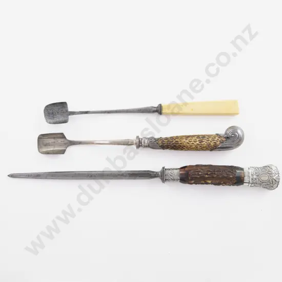 2 Late Vict S/P Cheese Scoops