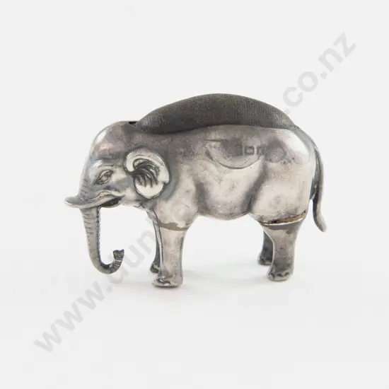 Edw VII S/S Elephant Pin Cushion
