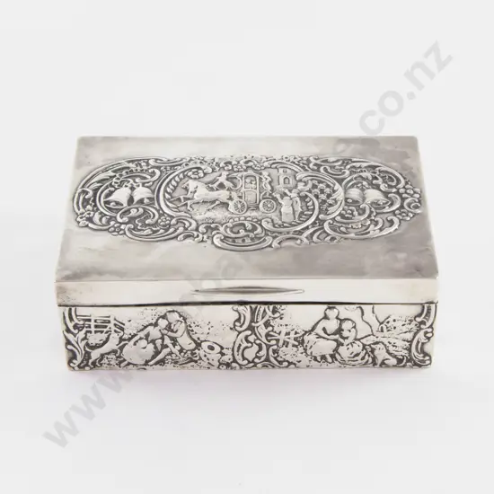 Edw VII S/S Cigarette Box