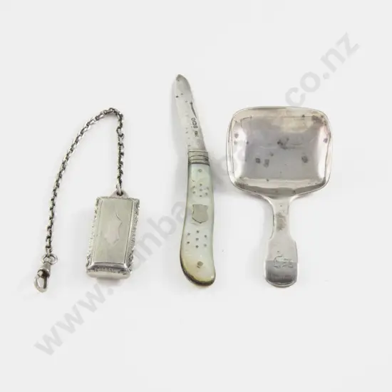 Geo III S/S Caddy Spoon