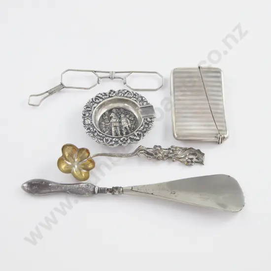 Geo V S/S Engine Turned Calling Card Case