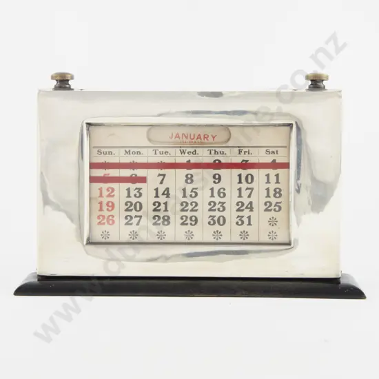 Geo V S/S Framed Desk Calendar