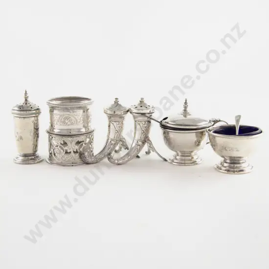 Norwegian S/S Cornucopia Salt & Pepper Pots