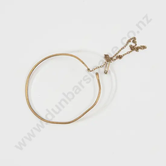 Antique Gold Plated Mounted Eye Monocle