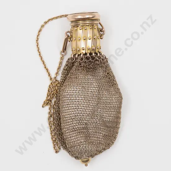 Victorian 9ct Gold Mesh Coin Purse
