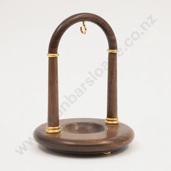 British Rosewood Pocket Watch Stand