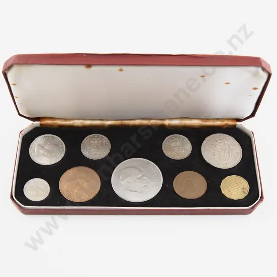 UK EIIR 1965 Nine Coin Specimen Set Uncirculated
