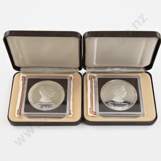 1978 Commonwealth of the Bahamas $10 Silver Proof Coin Fifth Anniversary of Independence x2