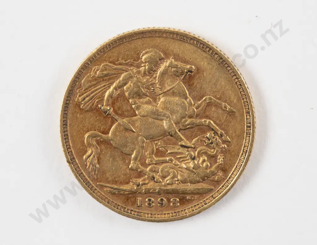 1898 Full Gold Sovereign Sydney Mint Image 1++