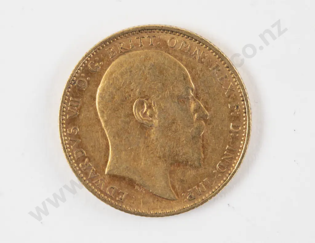 1903 Full Gold Sovereign Melbourne Mint Image 1++