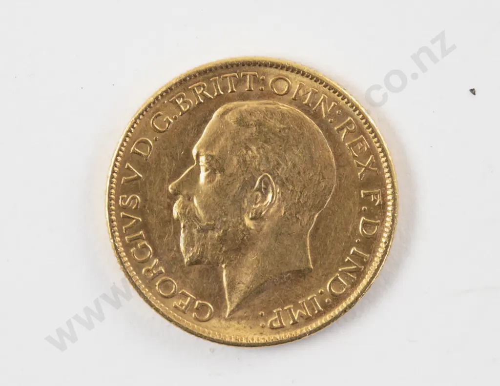 1912 Full Gold Sovereign Melbourne Mint Image 1++