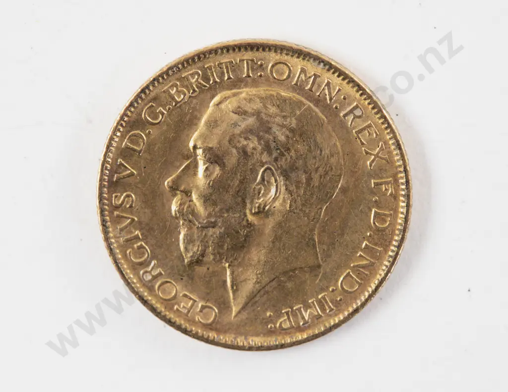 1913 Full Gold Sovereign Melbourne Mint Image 1++