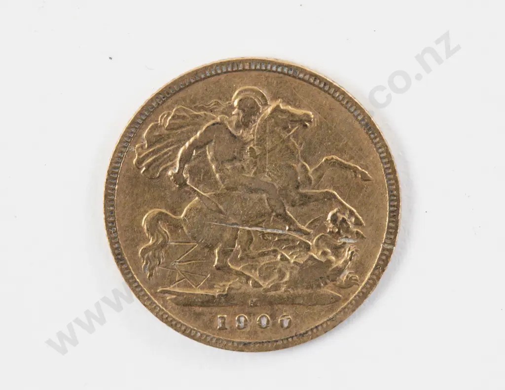 1900 Half Gold Sovereign Sydney Mint Image 1++
