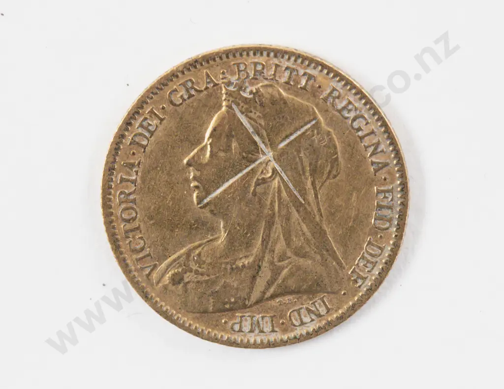 1900 Half Gold Sovereign Sydney Mint Image 1++