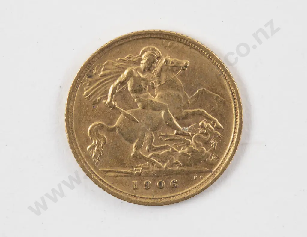 1906 Half Gold Sovereign Sydney Mint Image 1++