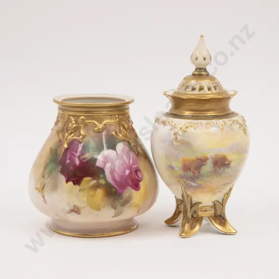 Royal Worcester Vase and Cover