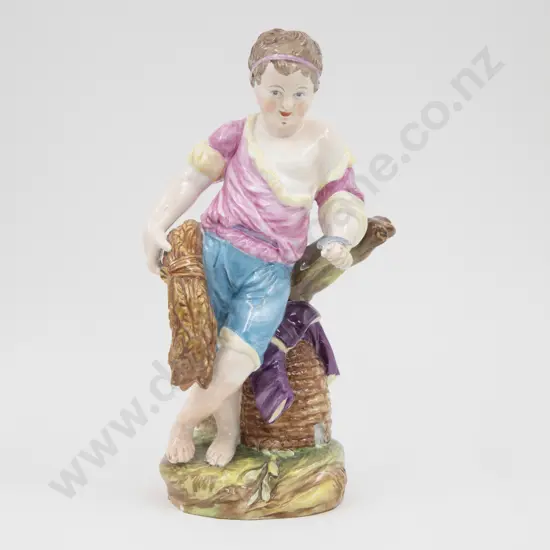 Spode Copeland Figure of The Meadow Boy 26cmH
