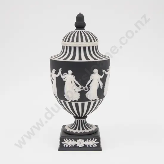 Wedgwood Black Basalt Urn and Cover