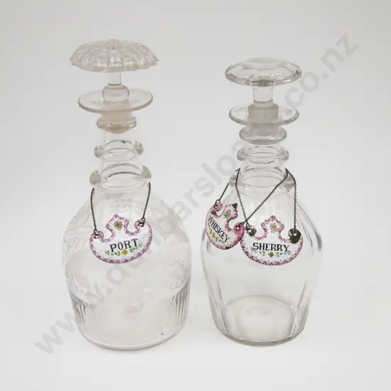 Two Georgian Wine Decanters