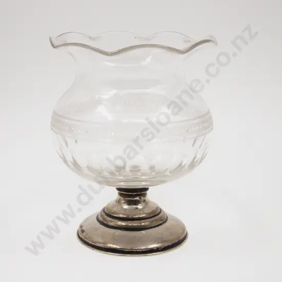 Edwardian Glass Rose Bowl