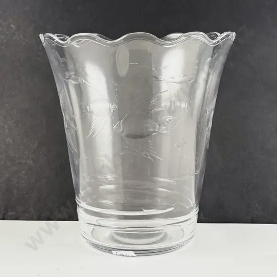 Attributed Keith Murray Glass Vase